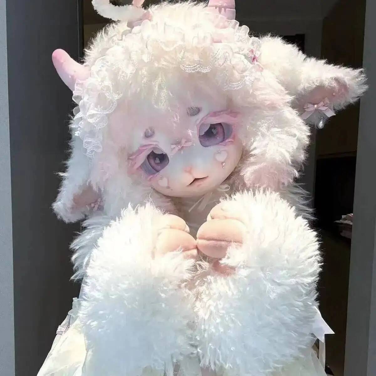 Anime Cosplay Mask - Máscara de Kemono de Oveja/Cordero Hecha