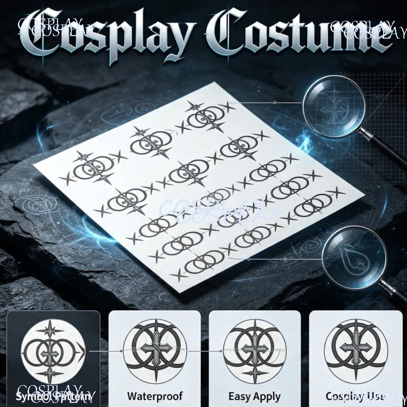 Anime Cosplay Photoshoot - Arknights Endfield - Tatuaje Temporal de