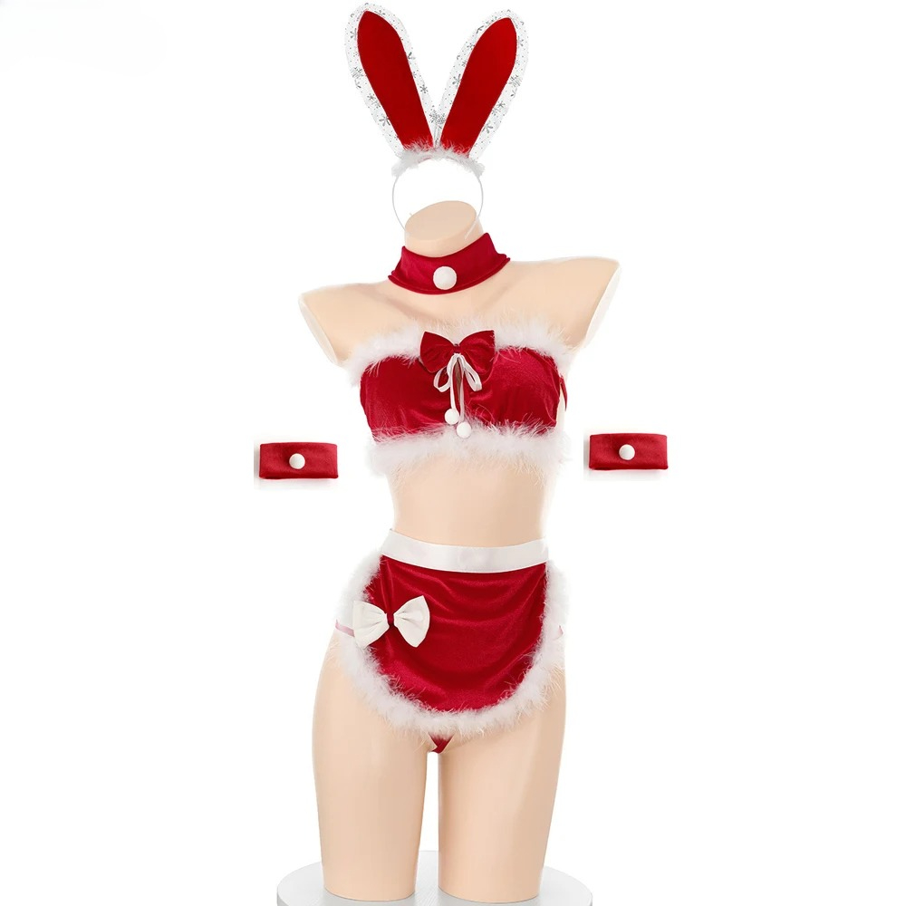 Cosplay Anime Bunny Girl - Uniforme de sirvienta de conejito de