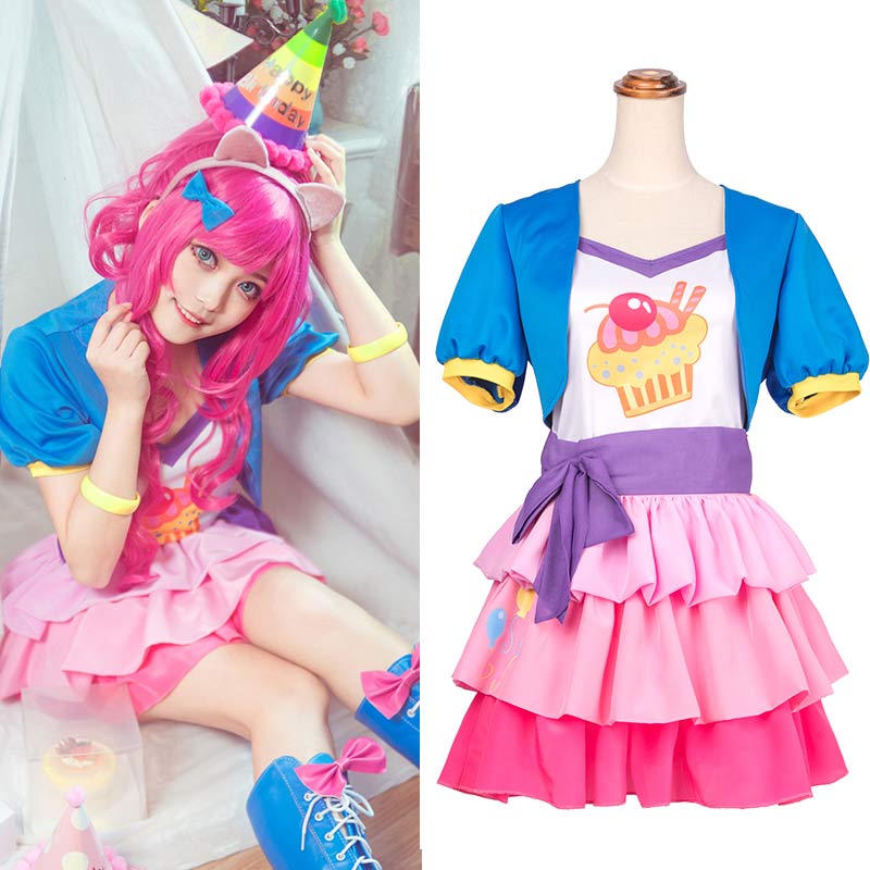Anime Cosplay Little Girl - Mis niñas mujeres pequeño Pony Pinkie