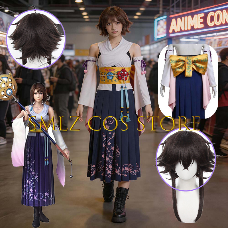 Anime Cosplay Costumes Female - Disfraz de Cosplay de Yuna de