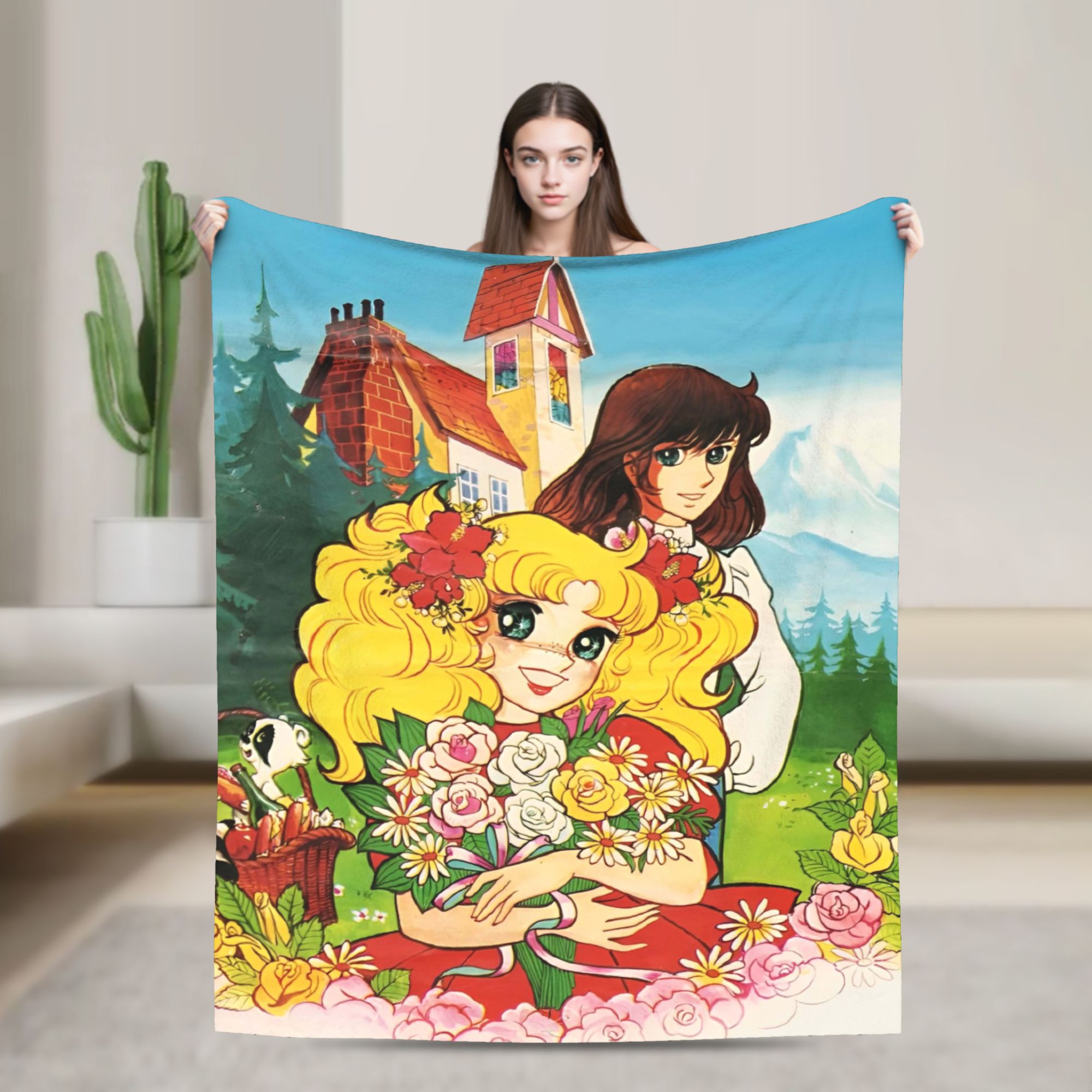 Anime Cosplay Romance - Candy Candy-Mantas de Manga de Anime,