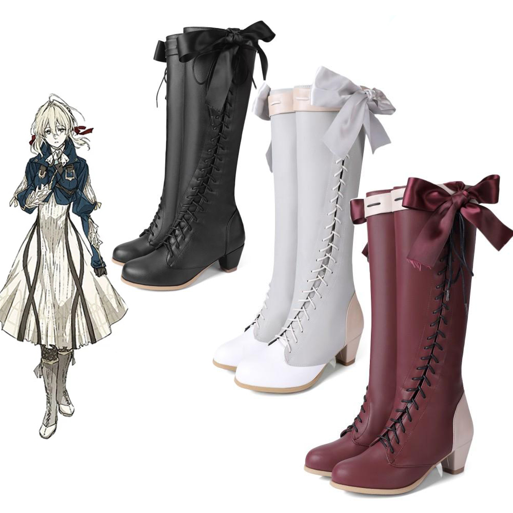 Violet Evergarden Dress - Zapatos de cosplay con personajes del