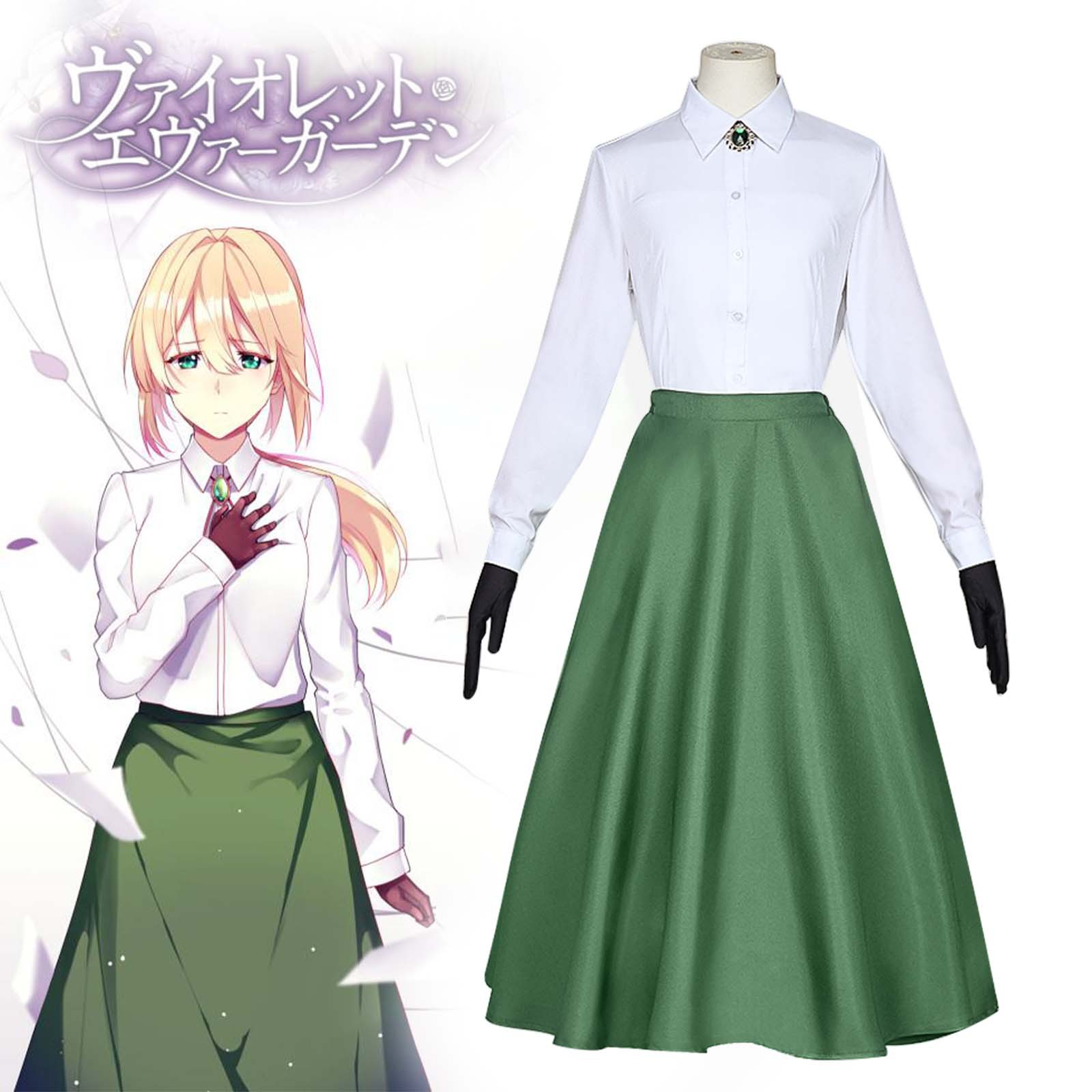 Violet Evergarden Dress - Disfraz de Violet Evergarden, vestido de