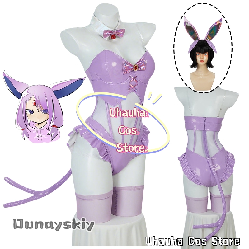 Cosplay Anime Bunny Girl - Disfraz de Cosplay Espeon aBc01, Mono