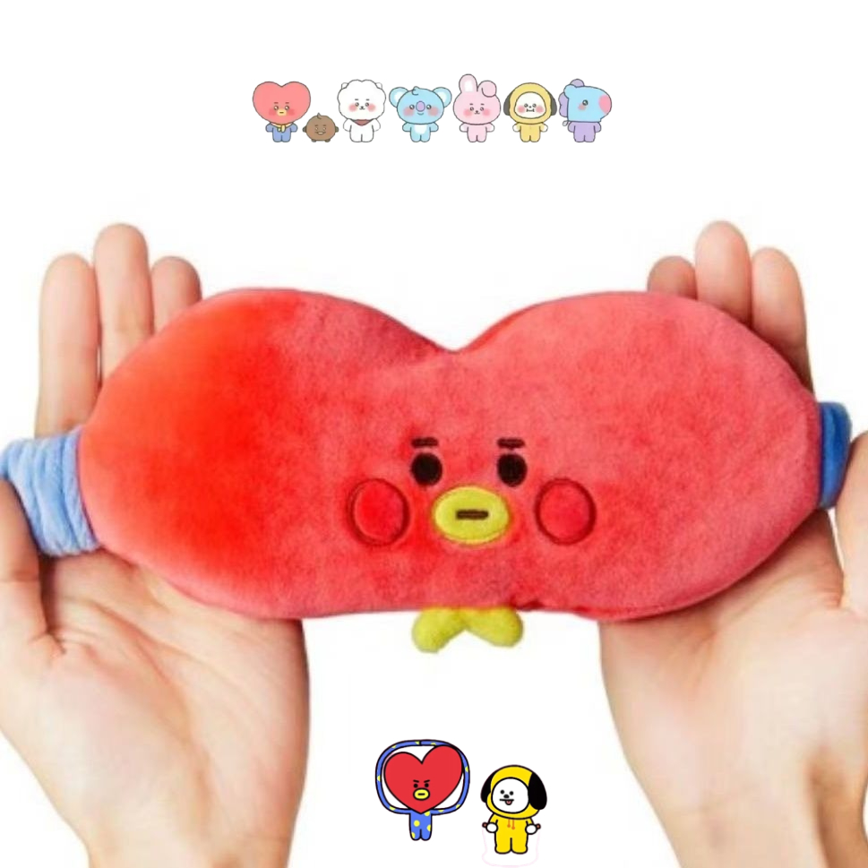 Anime Cosplay Mask - Antifaz de peluche BT21 con diseño