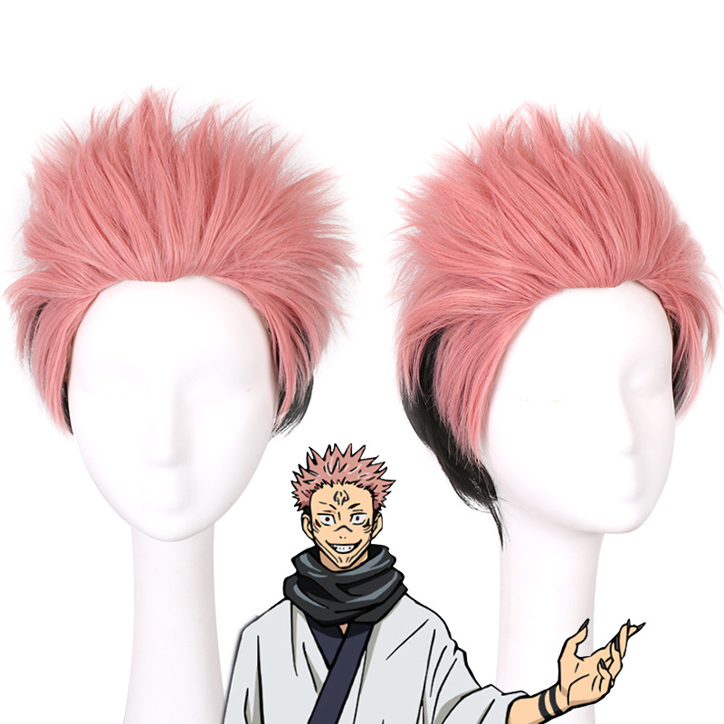 Anime Cosplay Easy - Peluca de cosplay de Sukuna de
