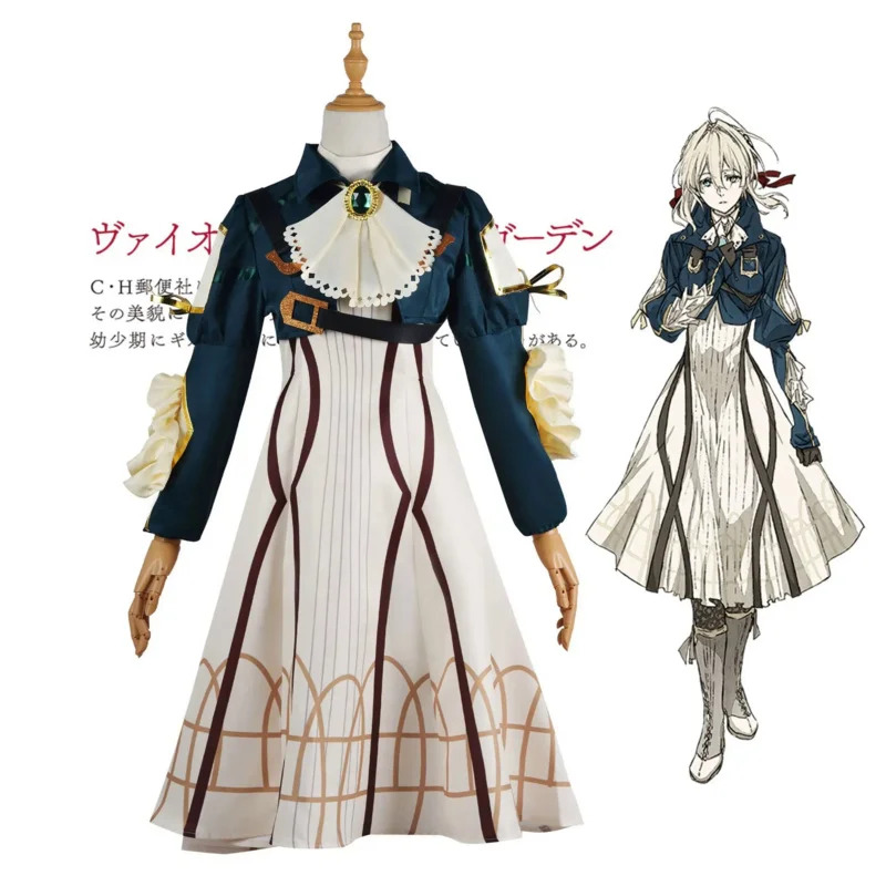 Violet Evergarden Dress - Disfraz de Violet Evergarden de Anime
