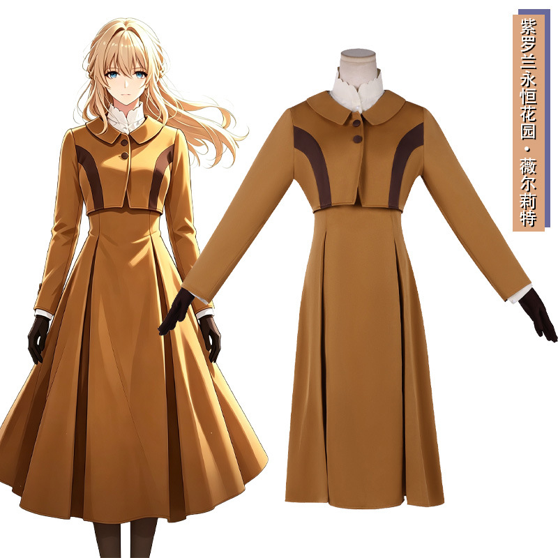 Violet Evergarden Dress - Conjunto de cosplay Violet Evergarden para
