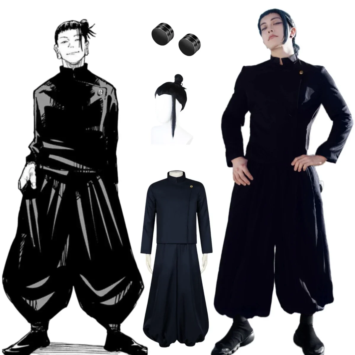 Disfraz de Anime Jujutsu Kaise - Anime Cosplay Jujutsu reseña y precio