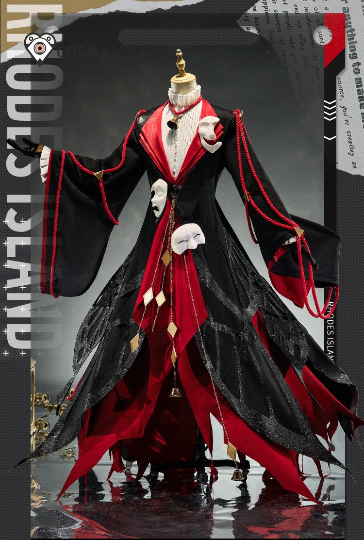 Disfraz de Arknights Tragodia  - Anime Cosplay Mask reseña y precio
