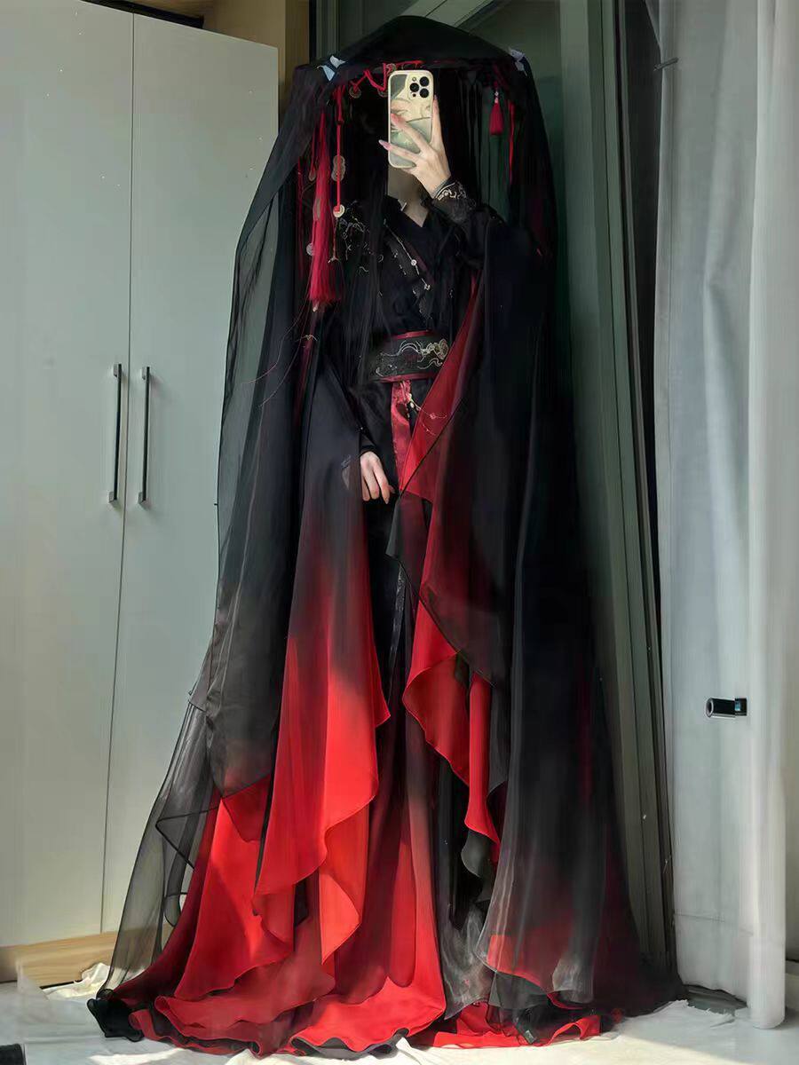 Conjunto de 4 Piezas de Túnica - Cosplay Anime Black reseña y precio