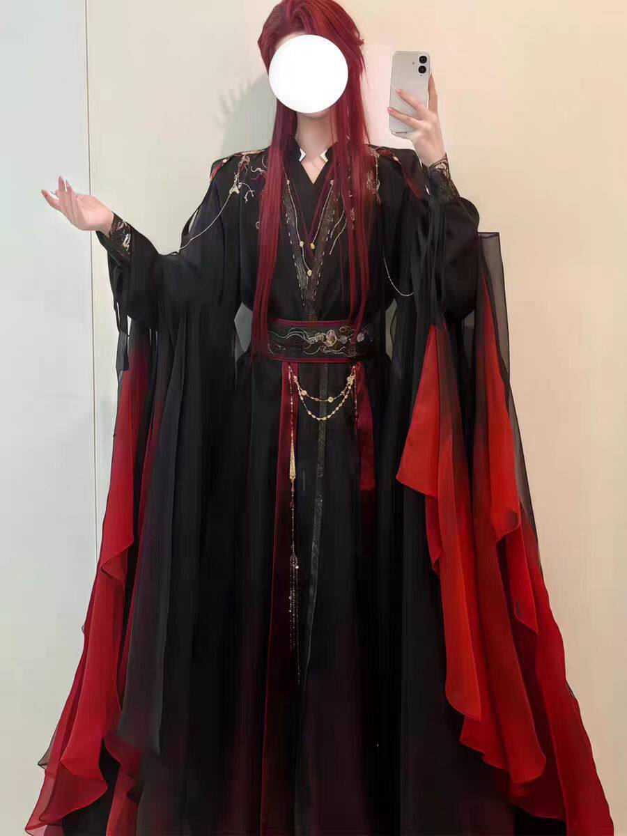 Conjunto de 4 Piezas de Túnica - Cosplay Anime Black reseña y precio