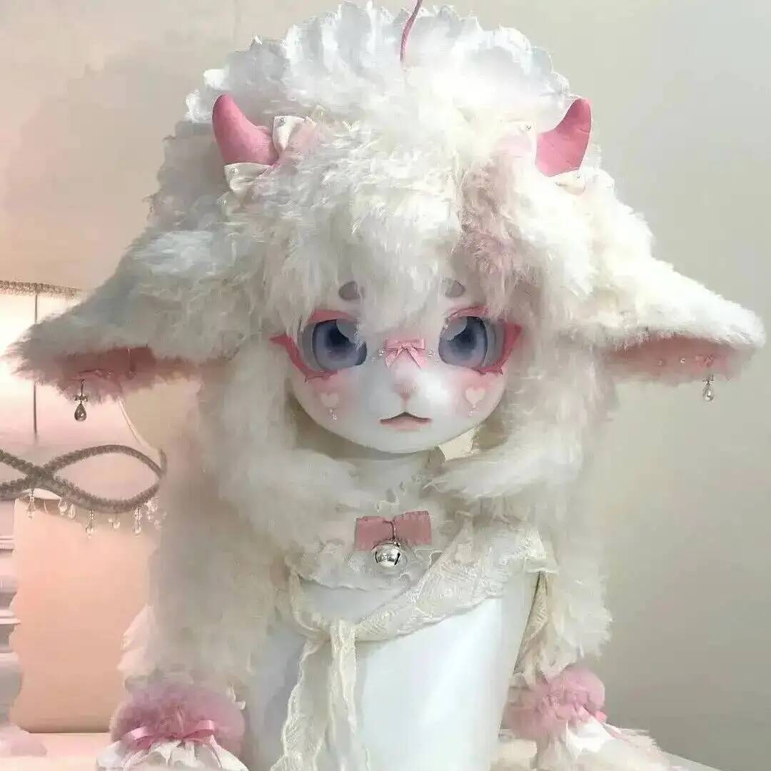 Máscara de Kemono de Oveja/Cor - Anime Cosplay Mask reseña y precio