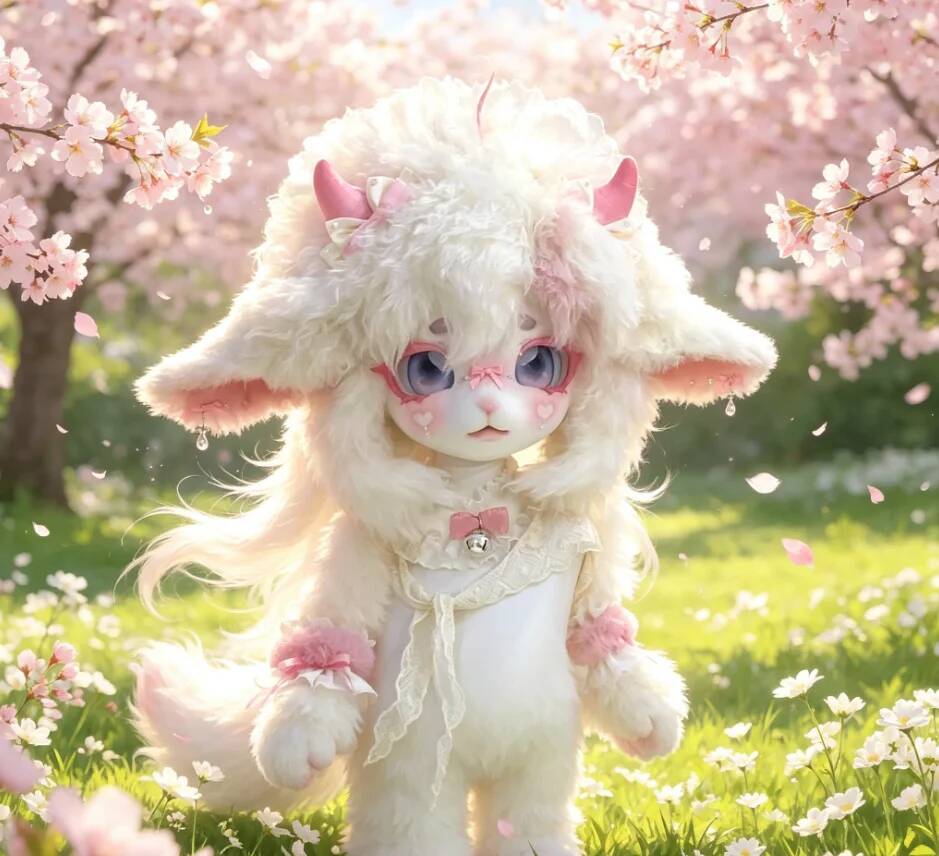 Máscara de Kemono de Oveja/Cor - Anime Cosplay Mask reseña y precio