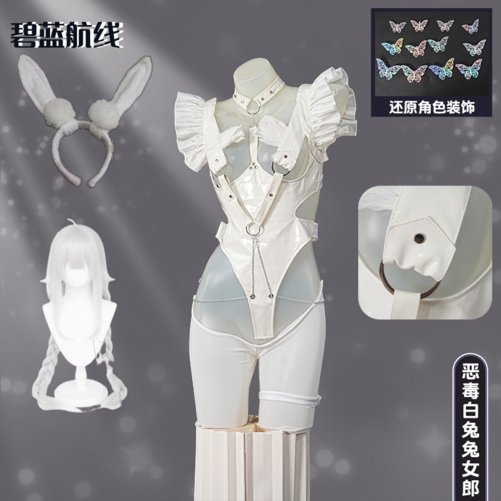 Disfraz de Cosplay de Azur Lan - Cosplay Anime Bunny Girl reseña y precio