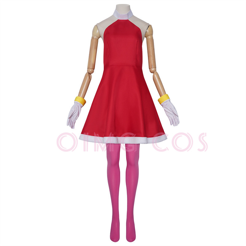 Disfraz de Cosplay de Amy Rose - Anime Cosplay Costumes Female reseña y precio