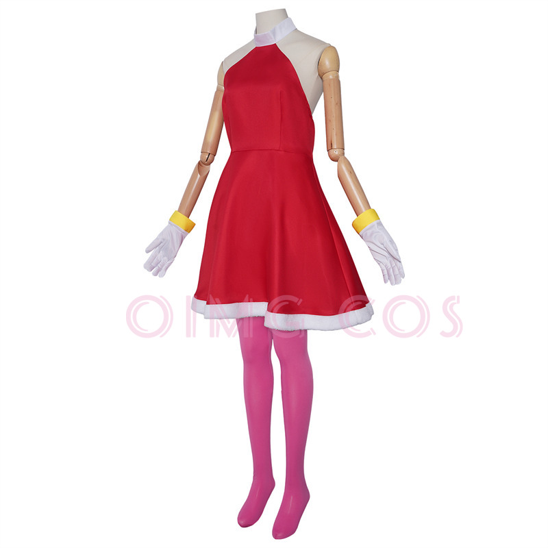 Disfraz de Cosplay de Amy Rose - Anime Cosplay Costumes Female reseña y precio