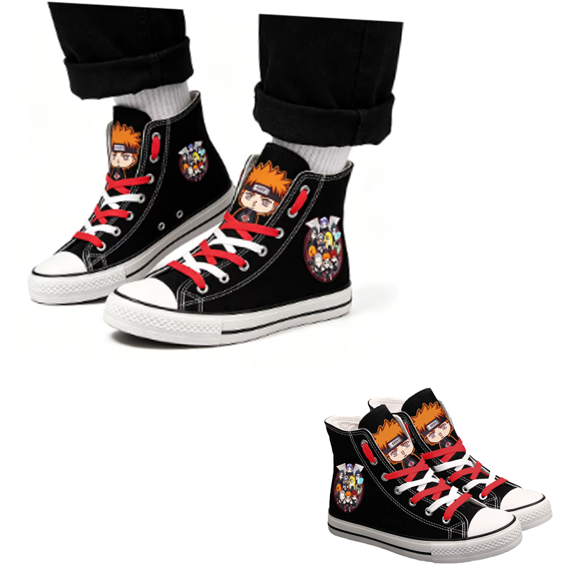 Zapatos de lona de caña alta N - Anime Cosplay Couples Ideas reseña y precio