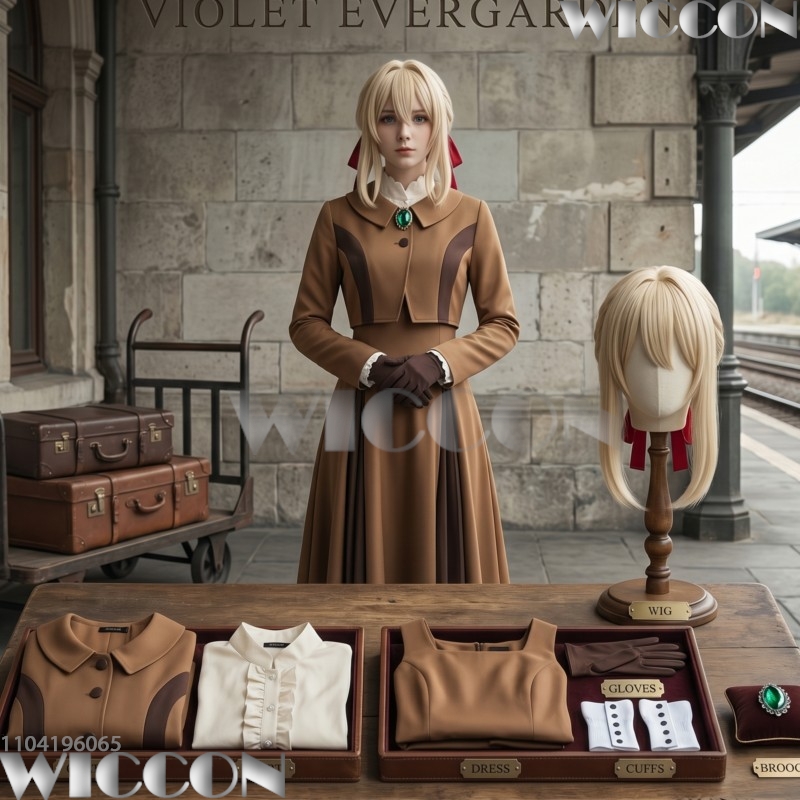 Disfraz de Cosplay de Violet E - Violet Evergarden Dress reseña y precio