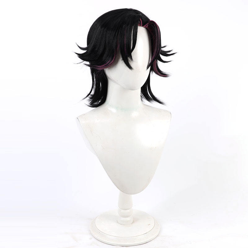 Peluca de cosplay Vezalius Ban - Cosplay Anime Black Hair reseña y precio