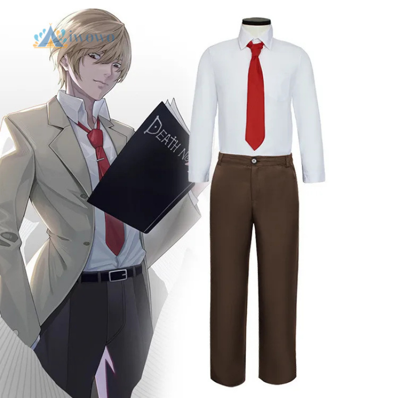 Anime Yagami Light Cosplay dis - Anime Cosplay Dress For Men reseña y precio