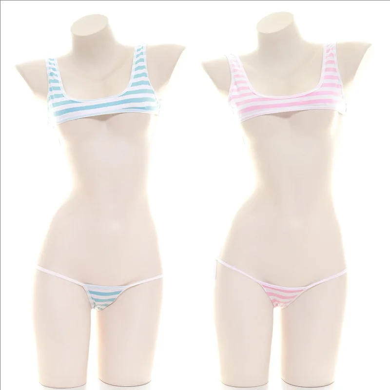 Traje de baño bikini de tres p - Anime Cosplay Images reseña y precio