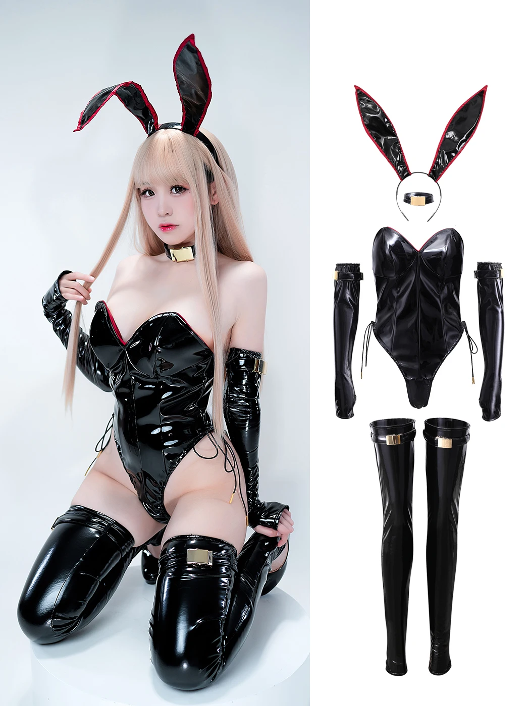 Disfraces de Cosplay de chica  - Cosplay Anime Bunny Girl reseña y precio
