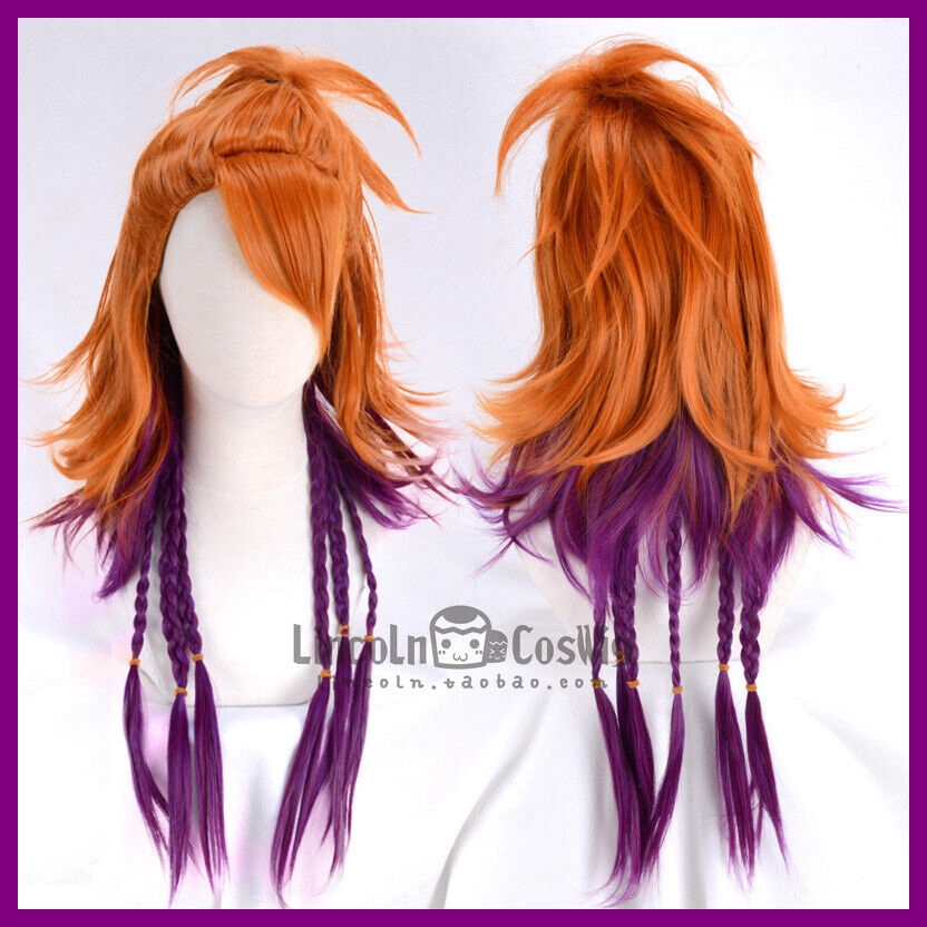 Peluca completa de cosplay de  - Cosplay Anime Black Hair reseña y precio