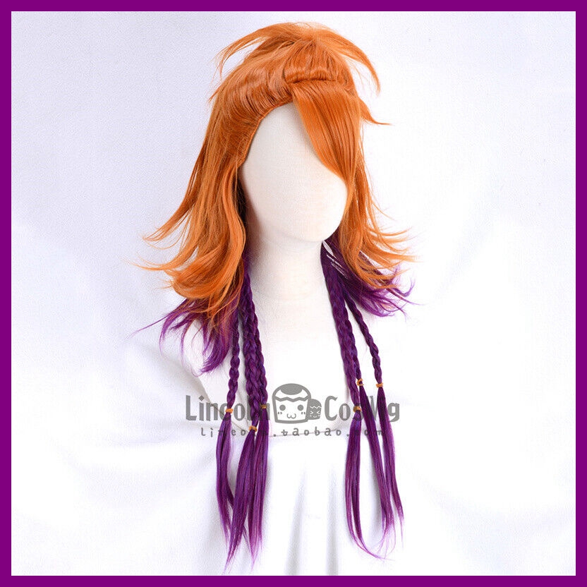 Peluca completa de cosplay de  - Cosplay Anime Black Hair reseña y precio