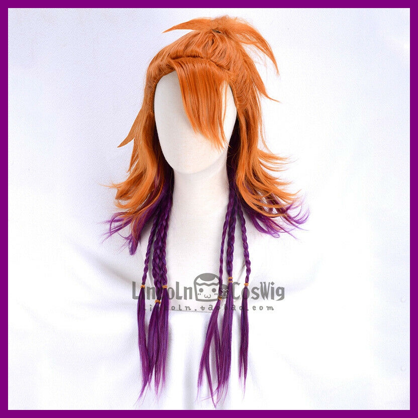 Peluca completa de cosplay de  - Cosplay Anime Black Hair reseña y precio