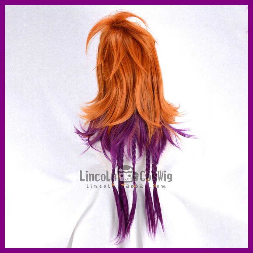 Peluca completa de cosplay de  - Cosplay Anime Black Hair reseña y precio