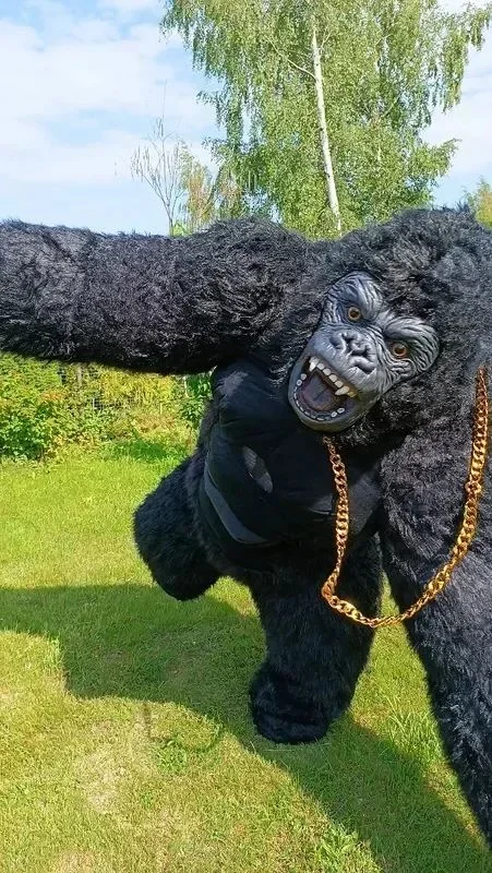Disfraz de gorila inflable de  - Anime Cosplay Real Life reseña y precio