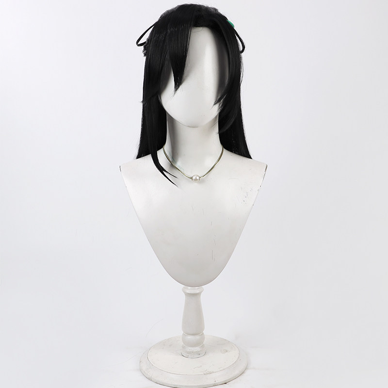 Peluca de Cosplay de Sasanuki  - Cosplay Anime Black Hair reseña y precio