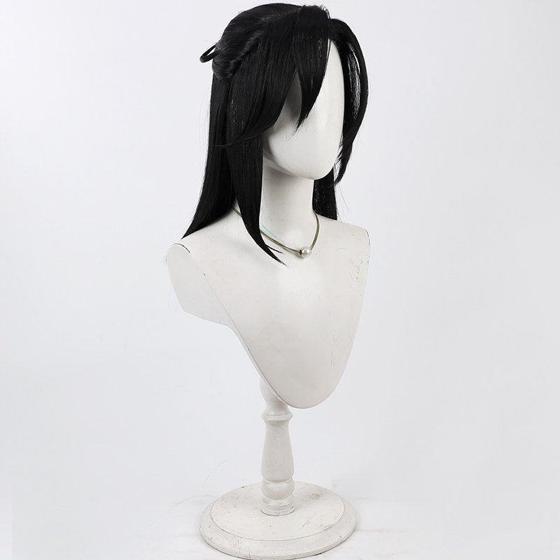 Peluca de Cosplay de Sasanuki  - Cosplay Anime Black Hair reseña y precio