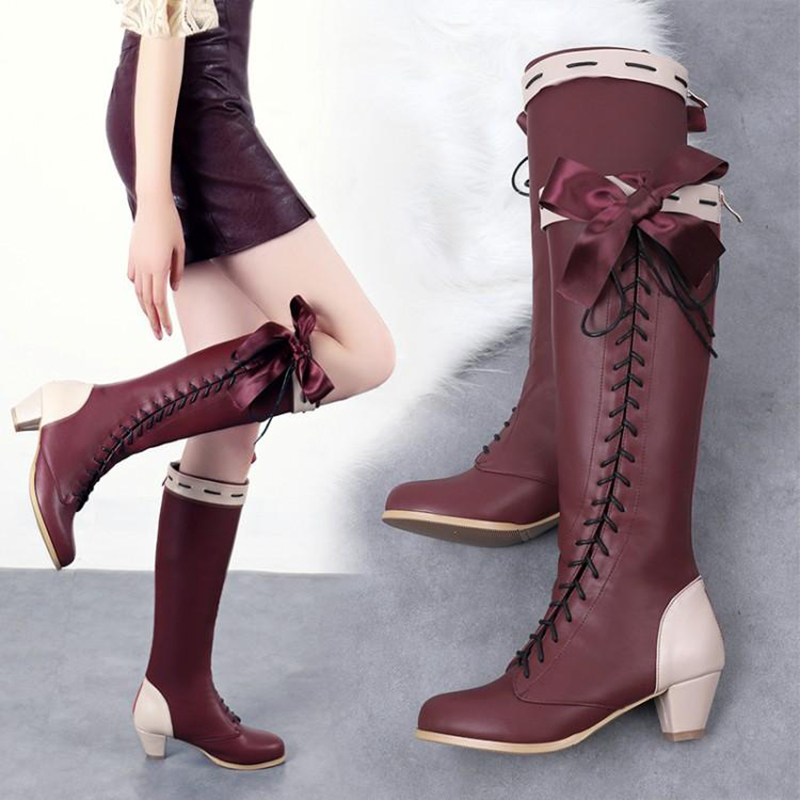 Zapatos de cosplay con persona - Violet Evergarden Dress reseña y precio