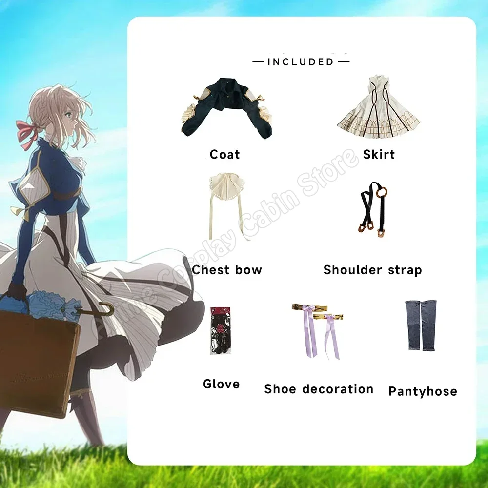 Disfraz de Anime Violet Everga - Violet Evergarden Dress reseña y precio