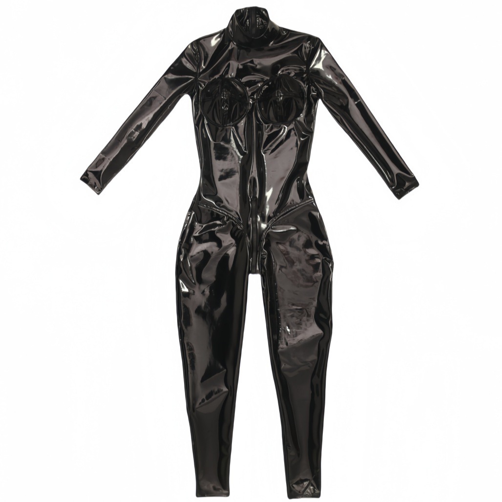 Body Sexy negro brillante de c - Anime Cosplay Bodysuit reseña y precio