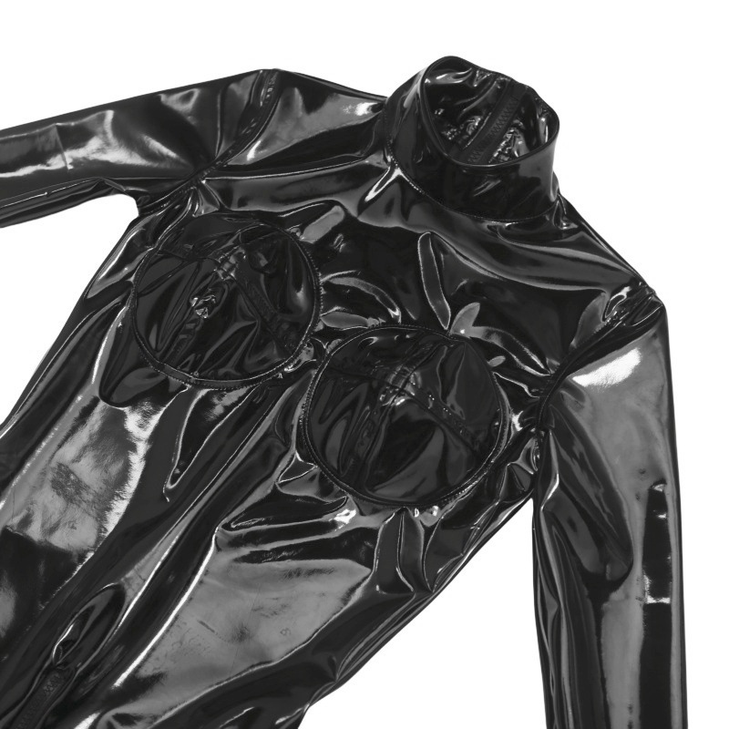 Body Sexy negro brillante de c - Anime Cosplay Bodysuit reseña y precio