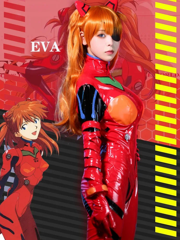 Nuevos monos Eva Shikinami Asu - Anime Cosplay Bodysuit reseña y precio