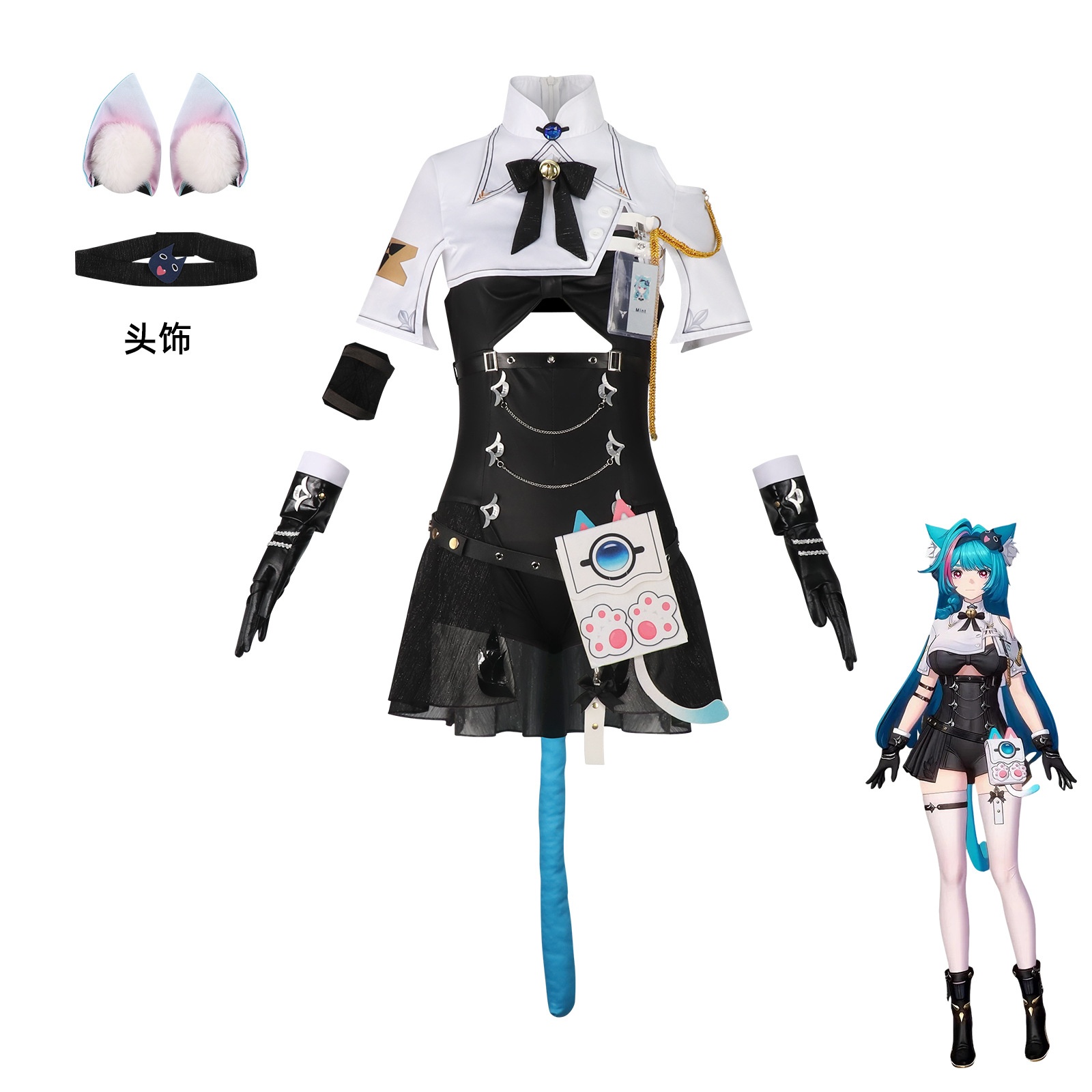 Disfraz de Cosplay de Mint de  - Convention Cosplay Anime reseña y precio