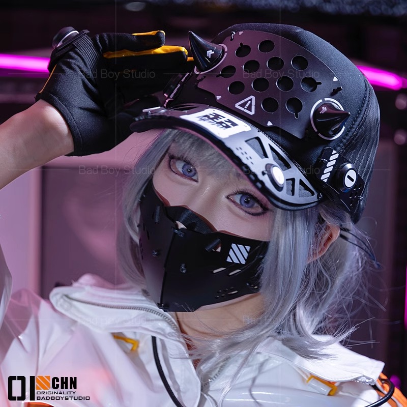 Máscara de Cosplay Cyberpunk p - Anime Cosplay Mask reseña y precio