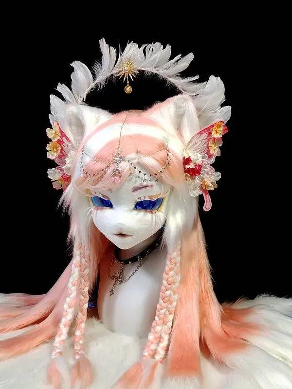Cabeza de Fursuit Kig Hecha a  - Anime Cosplay Mask reseña y precio