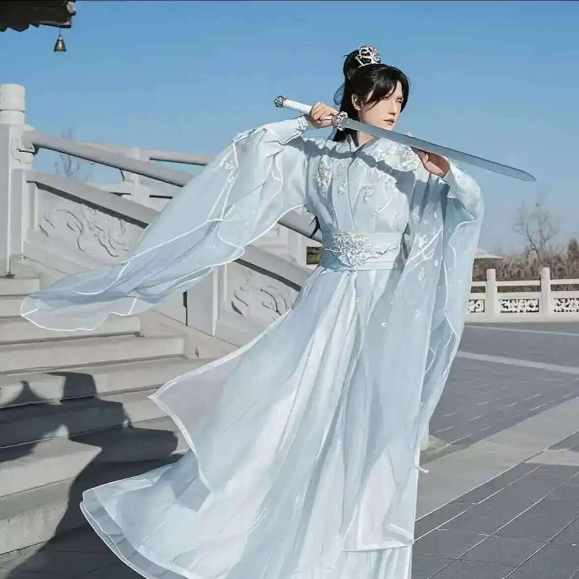 Hanfu de talla grande 3XL para - Anime Cosplay Dress For Men reseña y precio