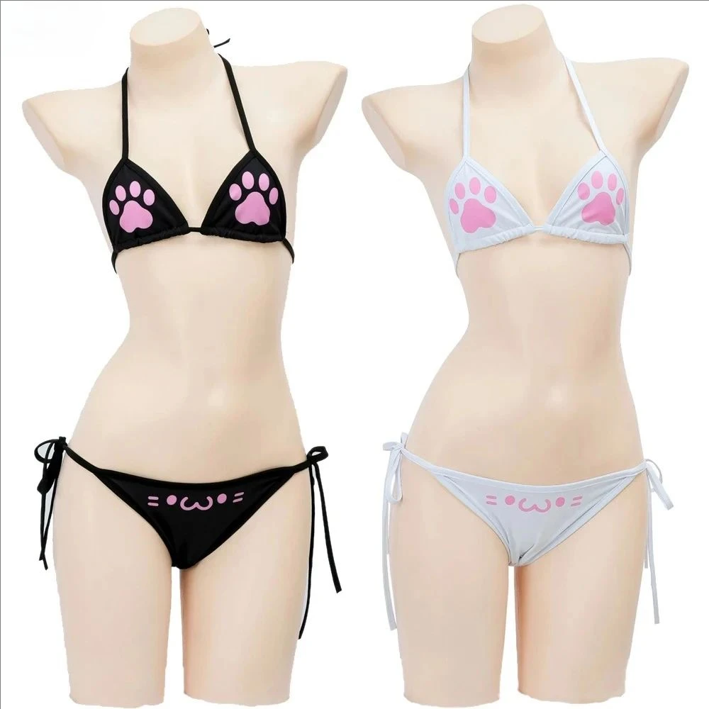 Traje de baño bikini de tres p - Anime Cosplay Images reseña y precio